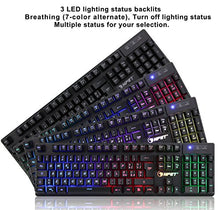 Carica l'immagine nel visualizzatore di Gallery, NPET K10 105 Tasti Chroma Tastiera Italiana per Gaming USB - Alte