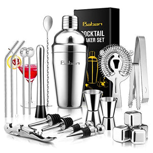 Baban set cocktail 22 pezzi,set professionale,Compreso 4 A:22pcs - Ilgrandebazar