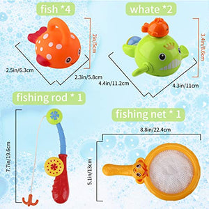 BBLIKE Giochi Bagnetto, Giocattoli da Pesca Senza Muffa con Bagno...