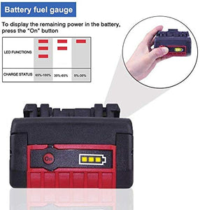 2X Reoben BAT609 18V 5000mAh Li-ion Batteria di ricambio Sostituzione per... - Ilgrandebazar