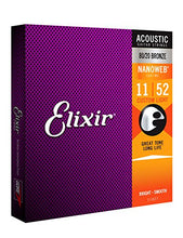 Carica l&#39;immagine nel visualizzatore di Gallery, Elixir 11027 Muta Composta da 6 Corde per Chitarra Acustica, 0.011 - 0.052 - Ilgrandebazar