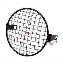 Carica l&#39;immagine nel visualizzatore di Gallery, Copri fanale per motocicli in metallo, accessori motocicli, 16 x 8 cm - Ilgrandebazar