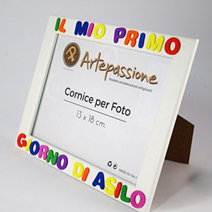 Cornici per foto in legno con la scritta Il Mio Primo Giorno Di Asilo, da... - Ilgrandebazar