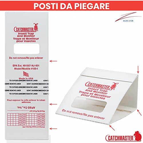 GARDIGO® Trappola Scarafaggi - Set da 6 | Anti Blatte | Trappole per Blatte e Scarafaggi | Disinfestazione Casa, Cucina, Dispensa, Cantina | Ideali per Ambienti Professionali