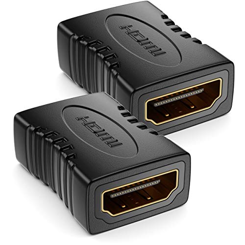 deleyCON 2x HDMI Adattatore Frizione Connettore - Standard 2 Pezzi