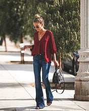 Carica l'immagine nel visualizzatore di Gallery, Aleumdr Jeans Donna Skinny Elasticizzati a Zampa small(EU25-26), Blu - Ilgrandebazar