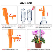 Carica l&#39;immagine nel visualizzatore di Gallery, JOLVVN Irrigazione Goccia Automatica, Giardino Gocciolante Gocciolatore Cono...