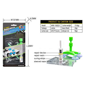 Bamoer Nuovo Auto Finestra Bicchiere Crepa Patata fritta Parabrezza 3aa - Ilgrandebazar