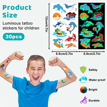 Carica l'immagine nel visualizzatore di Gallery, 400 (30 Fogli) Tatuaggi Per Bambini, Luminous Temporanei, Finti, per Ragazzi, per Regalini Fine Festa Compleanno