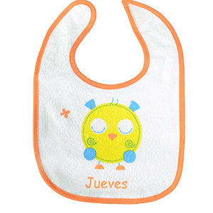 Pekitas - Confezione da 7 bavaglini, impermeabile, con chiusura regolabile... - Ilgrandebazar