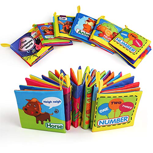 BelleStyle Libro Stoffa, Set Neonato, Quiet Book, Tattile per Bambini,... - Ilgrandebazar