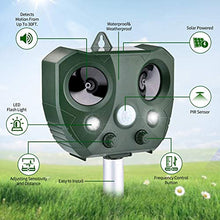 Carica l&#39;immagine nel visualizzatore di Gallery, STCLIFE Repellente Gatti Ultrasuoni Energia Solare Impermeabile a 1pacco