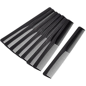 8 Pezzi Nero Plastica Pettini per Capelli, Doppia Testa da Taglio... - Ilgrandebazar