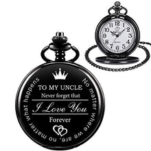 Carica l&#39;immagine nel visualizzatore di Gallery, Orologio da Tasca Inciso per San Valentino,Orologio in Lega di... - Ilgrandebazar
