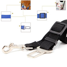Carica l&#39;immagine nel visualizzatore di Gallery, Neuftech Cani Guinzaglio Cintura di Sicurezza Auto Regolabile Per Cane Nero