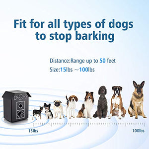 BO-sense Collare Antiabbaio, Antiabbaio per Cani Dispositivo di Nero