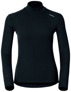 Odlo 152011-15000, Maglia Manica Lunga Donna, Nero, M - Ilgrandebazar