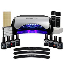 Carica l&#39;immagine nel visualizzatore di Gallery, Kit Semipermanente Unghie Professionale  6 Smalti Primer Base Top Ruby