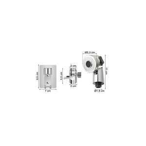 Doccino Easy Universale, Doccino Per Lavandino, Doccetta Per Doccia, Sifone Da Cucina, Facile Da Installare, Fissaggio Con Bioadesivo, Pratico E Compatto