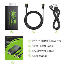 Carica l&#39;immagine nel visualizzatore di Gallery, LiNKFOR - Convertitore da PS2 a HDMI per Playstation 2 a video e 3,5 mm...