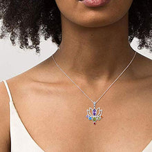 Carica l&#39;immagine nel visualizzatore di Gallery, Collana con ciondolo in argento Sterling 925, idea regalo per donne, ragazze... - Ilgrandebazar