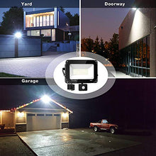 Carica l&#39;immagine nel visualizzatore di Gallery, Onforu 2 Pezzi 60W faretto con sensore, 6000LM di movimento, IP66... - Ilgrandebazar