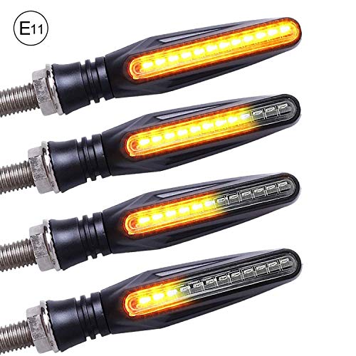 FEZZ Frecce Moto Led Omologate Indicatori di Direzione Universali... - Ilgrandebazar