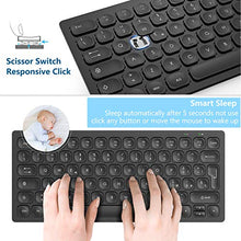 Carica l'immagine nel visualizzatore di Gallery, TedGem Tastiera e Mouse Wireless, 2.4G e con Ricevitore USB,...