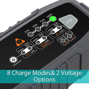 AUTOXEL Caricabatterie e Mantenitore per Auto Intelligente Batteria Nero - Ilgrandebazar