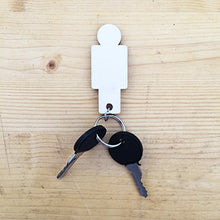 Carica l'immagine nel visualizzatore di Gallery, Laserò - Portachiavi Uomo Donna in Legno Decorare Casa - Regalo Perfetto San... - Ilgrandebazar