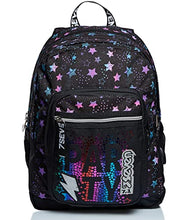 Carica l'immagine nel visualizzatore di Gallery, Seven Zaino Scuola Freethink Girl, Nero, Dance Party, Zaino Doppio Scomparto Con Tasca Porta PC, Tasca Porta Borraccia, USB Plug, Maxi Capienza, Scuola &amp; Tempo libero, Bambine e Ragazze