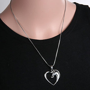 Gioiello collana ciondolo cavallo/pony/amore amité/regalo originale donna... - Ilgrandebazar