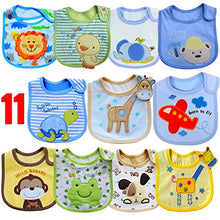 Carica l&#39;immagine nel visualizzatore di Gallery, SLOSH 11 Bavaglino Neonato Impermeabile Bavaglini Dentizione 11 pcs Unisex - Ilgrandebazar