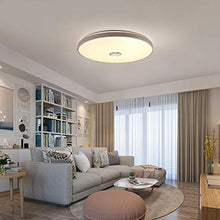 Carica l&#39;immagine nel visualizzatore di Gallery, Plafoniera JDONG con altoparlante bluetooth e telecomando Cambio colore 24W,...