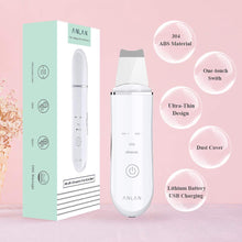Carica l&#39;immagine nel visualizzatore di Gallery, ANLAN Skin Scrubber Dispositivo per Viso Peeling Spazzola Pulizia White - Ilgrandebazar