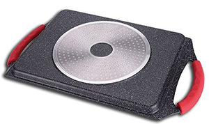 Euronovità EN-22141 Padella, Griglia, bistecchiera pietra nera 46 cm stone... - Ilgrandebazar