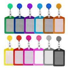 Carica l&#39;immagine nel visualizzatore di Gallery, Soleebee 82cm Porta 12 pezzi Badge Reel con Titolare della carta verticale