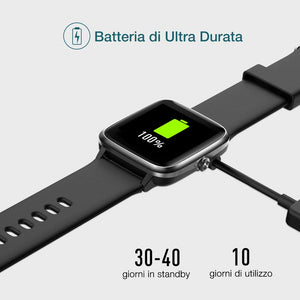 UMIDIGI Smartwatch Fitness Tracker Orologio Uwatch3, Smart Watch Donna Nero - Ilgrandebazar