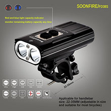 Carica l'immagine nel visualizzatore di Gallery, Soonfire FD38S faro per bici’faretto luce bici ricaricabile via USB...