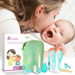 Lictin Set per la Cura del Bambino - Bellezza Neonato – Termometro,... - Ilgrandebazar