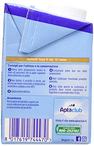 Aptamil Soya 3 Latte di crescita- 12 Bottiglie da 500 ml, l'imballaggio può...