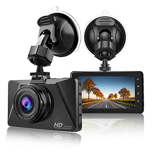 【2020 Nuova Versione】 CHORTAU Telecamera per Auto 1080P Full HD, Dashcam...