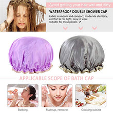 Carica l&#39;immagine nel visualizzatore di Gallery, YOFASEN 2 Pezzi Cuffia Doccia - Riutilizzabile Cappello da Bagno Doccia... - Ilgrandebazar