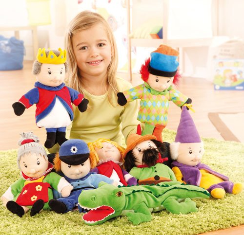 Hape 40318 - Set 8 Marionette Teatro - Ilgrandebazar