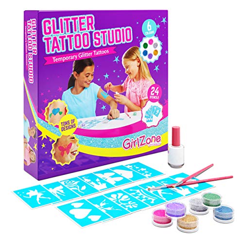 Regalo Ragazza - Glitter Tattoo Studio, Set Tatuaggi Bambina - Set –