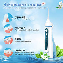 Carica l&#39;immagine nel visualizzatore di Gallery, Idropulsore Dentale Portatile, NICWELL Irrigatore Orale Professionale 4...