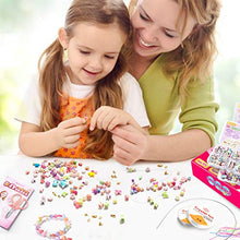 Carica l&#39;immagine nel visualizzatore di Gallery, WinWonder Bambini Perline,1150 PCS Perline Colorate dei multicolore - Ilgrandebazar
