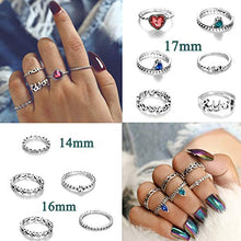 Carica l&#39;immagine nel visualizzatore di Gallery, Milacolato 84 PCS Midi Ring Bohemian Knuckle Anello Set Fashion Finger... - Ilgrandebazar