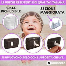 Carica l&#39;immagine nel visualizzatore di Gallery, HOUSEVAG Copriprese per Bambini - 18 Universali Bianco