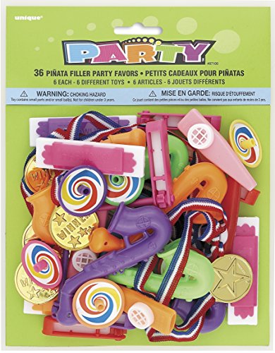 Unique Party 87100 - Regalini per Pignatte, Confezione Da 36 - Ilgrandebazar